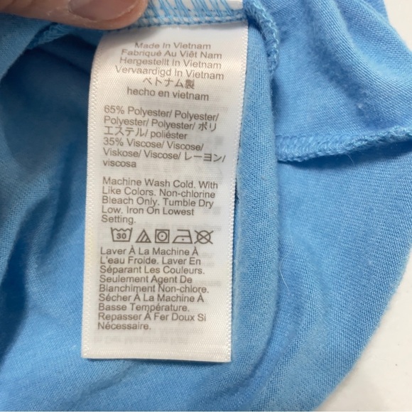 J.CREW VINTAGE COTTON KNOT BACK TANK TOP XL LIGHT BLUE - Picture 7 of 11